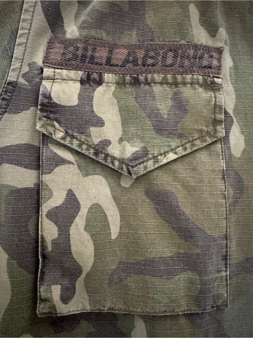 Billabong Camo M-65 Military Field Jacket XL Utility Cargo Oversized Streetwear - Picture 5 of 16